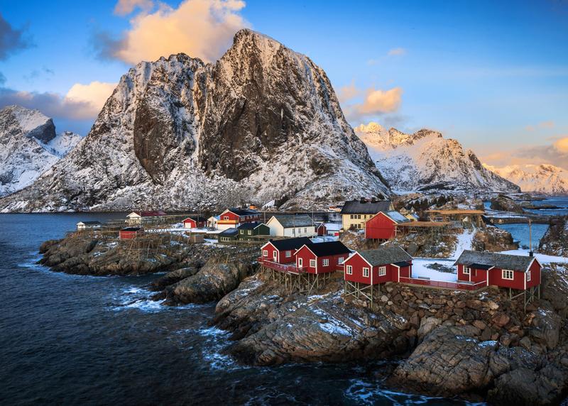 Fischerdorf auf den Lofoten