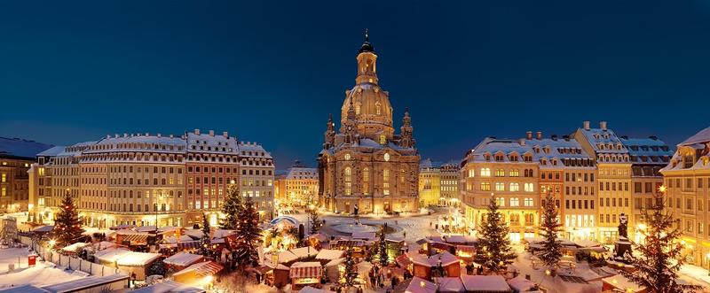 Dresdner Altstadt zur Weihnachtszeit