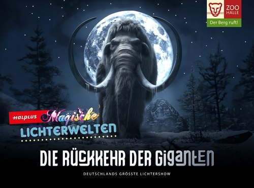 Magische Lichterwelten im Bergzoo Halle Magische Lichterwelten im Bergzoo Halle