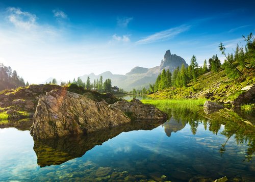 Frühling und Herbst in den Dolomiten