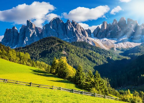 Frühling und Herbst in den Dolomiten
