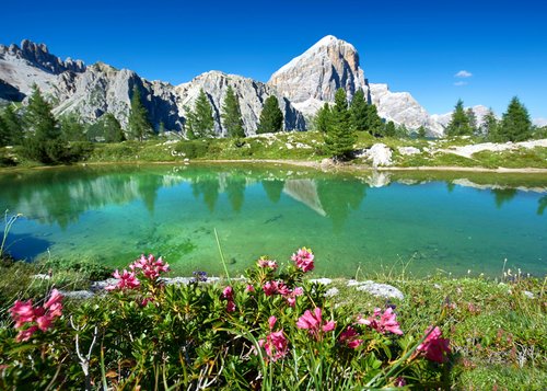 Frühling und Herbst in den Dolomiten