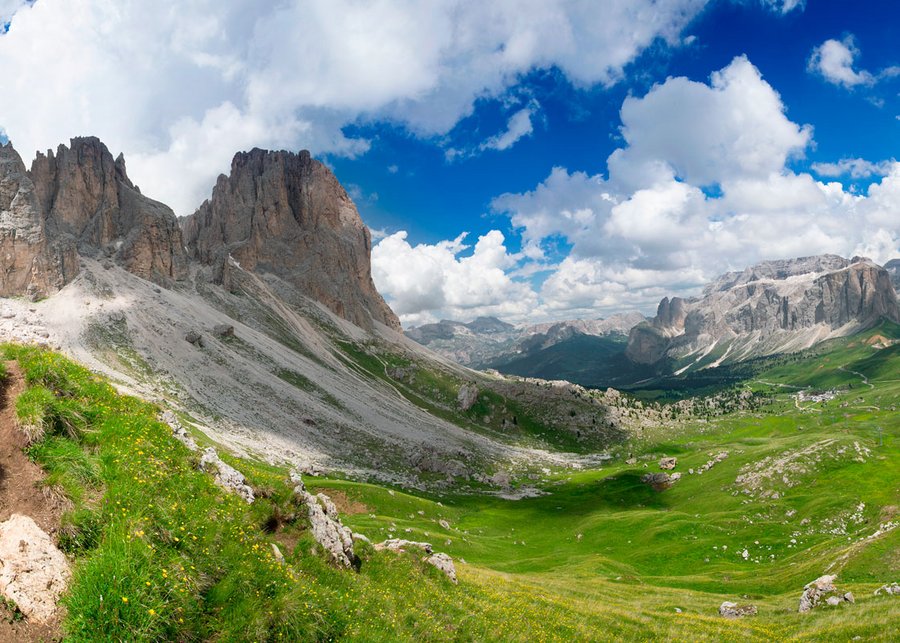 Frühling und Herbst in den Dolomiten