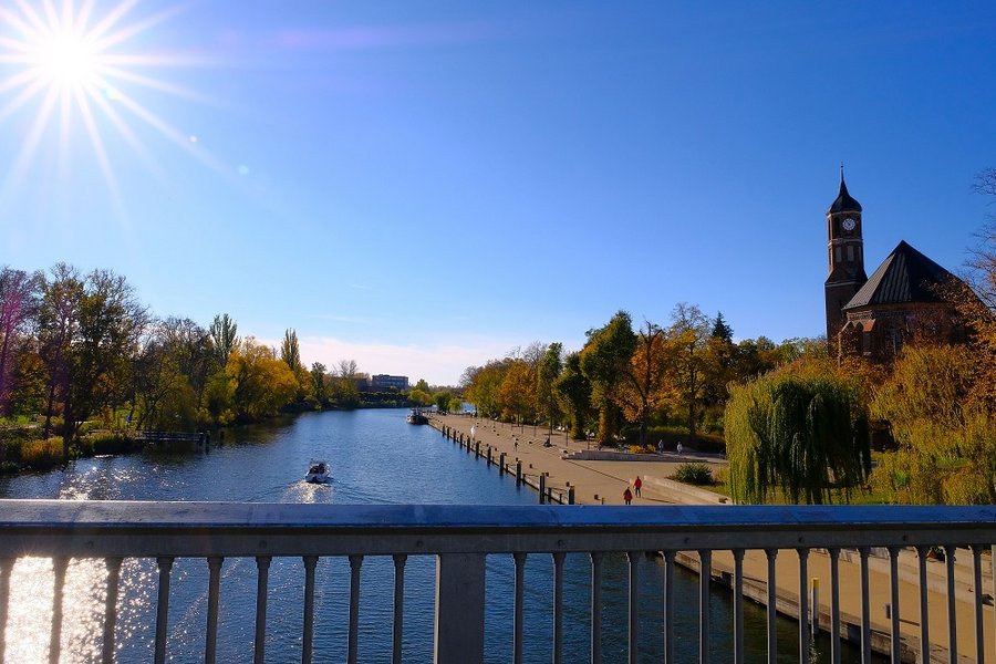 Copyright: Brandenburg, Ausblick von der Jahrtausendbrücke, Chris Baugart