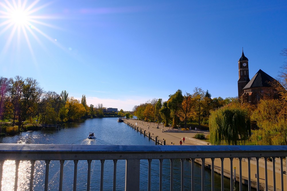 Copyright: Brandenburg, Ausblick von der Jahrtausendbrücke, Chris Baugart Copyright: Brandenburg, Ausblick von der Jahrtausendbrücke, Chris Baugart