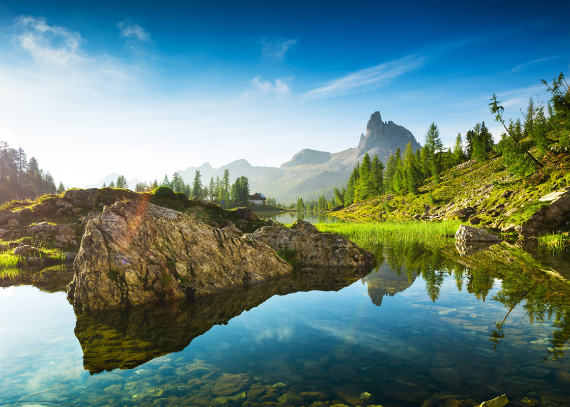 Frühling und Herbst in den Dolomiten