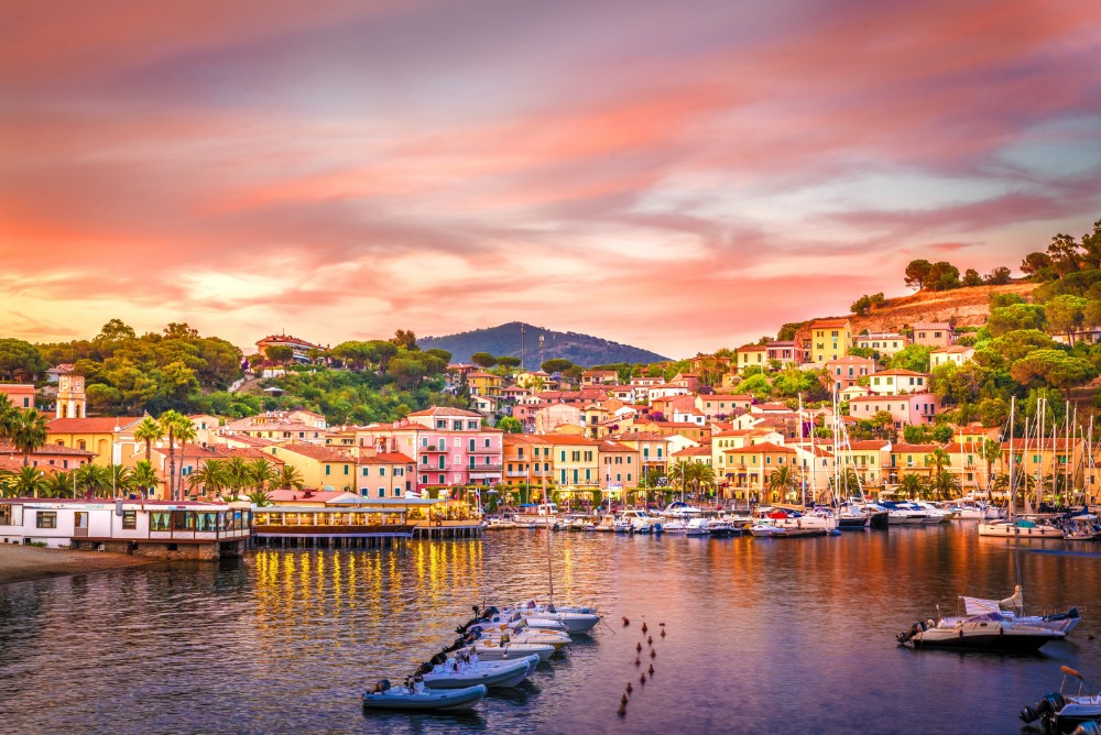Elba, Capri und Ischia